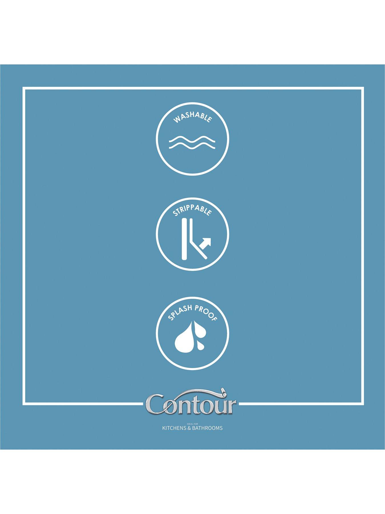 Contour K&B Framed Quotes Black/White Wallpaper