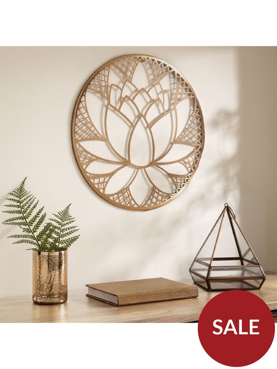 stillFront image of art-for-the-home-lotus-blossom-metal-wall-art