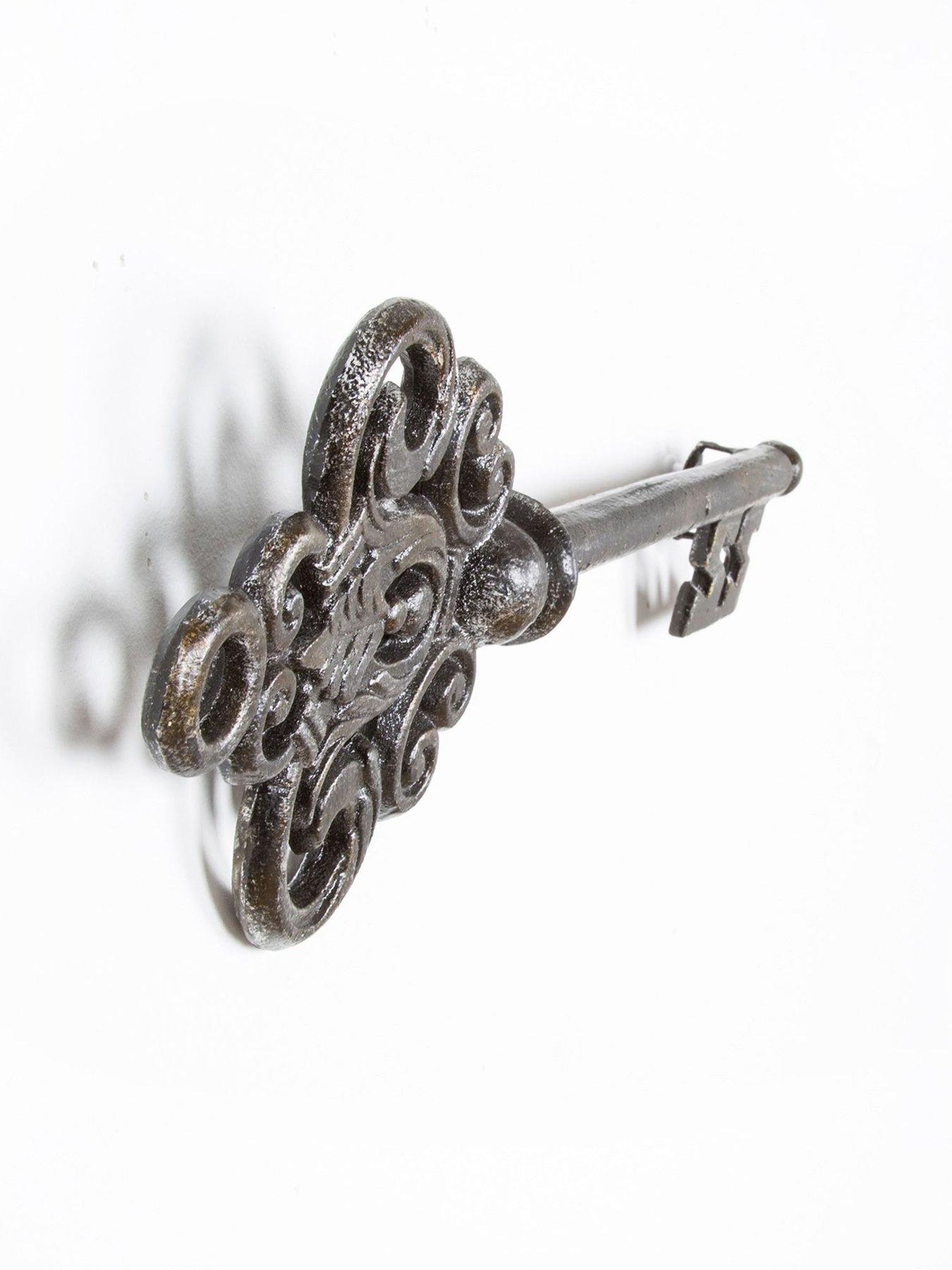  image of art-for-the-home-castle-key-metal-wall-art