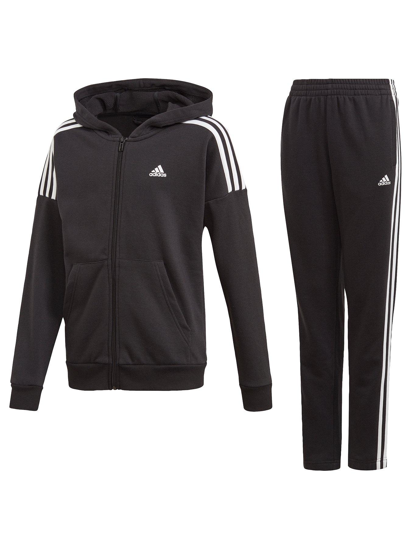 childrens grey adidas tracksuit