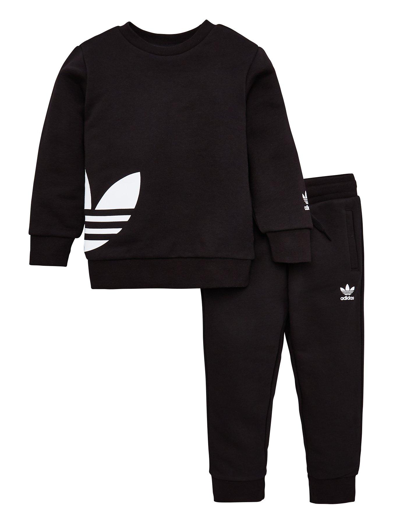 baby adidas tracksuit grey