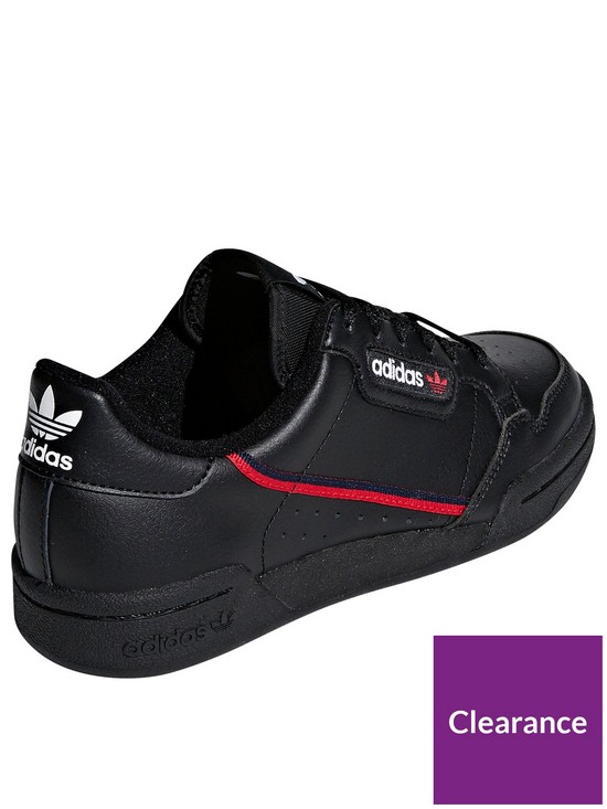 stillFront image of adidas-originals-continental-80-junior-trainers-black
