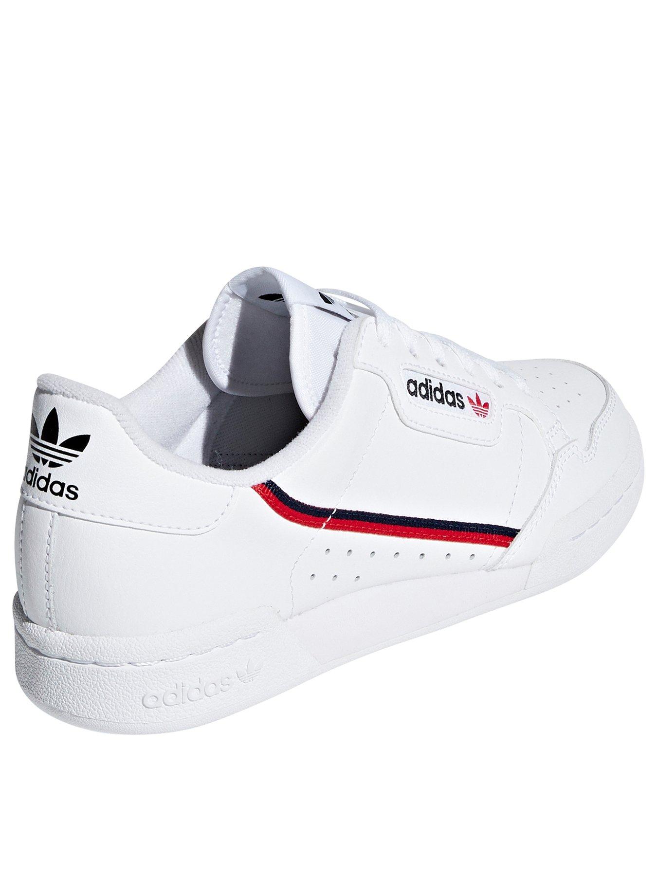 adidas Originals Unisex Junior Continental 80 Trainers White littlewoods