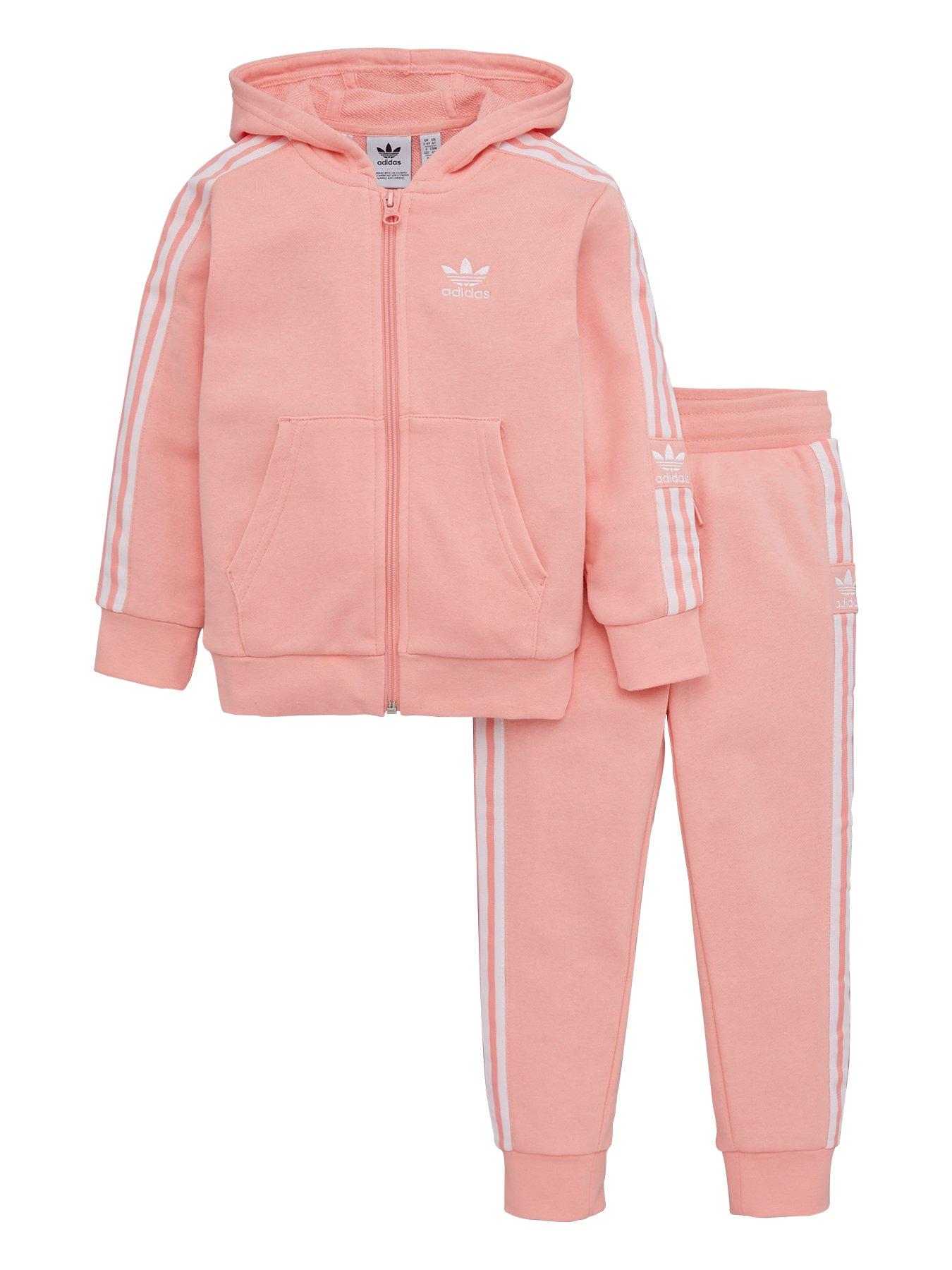 adidas tracksuit peach