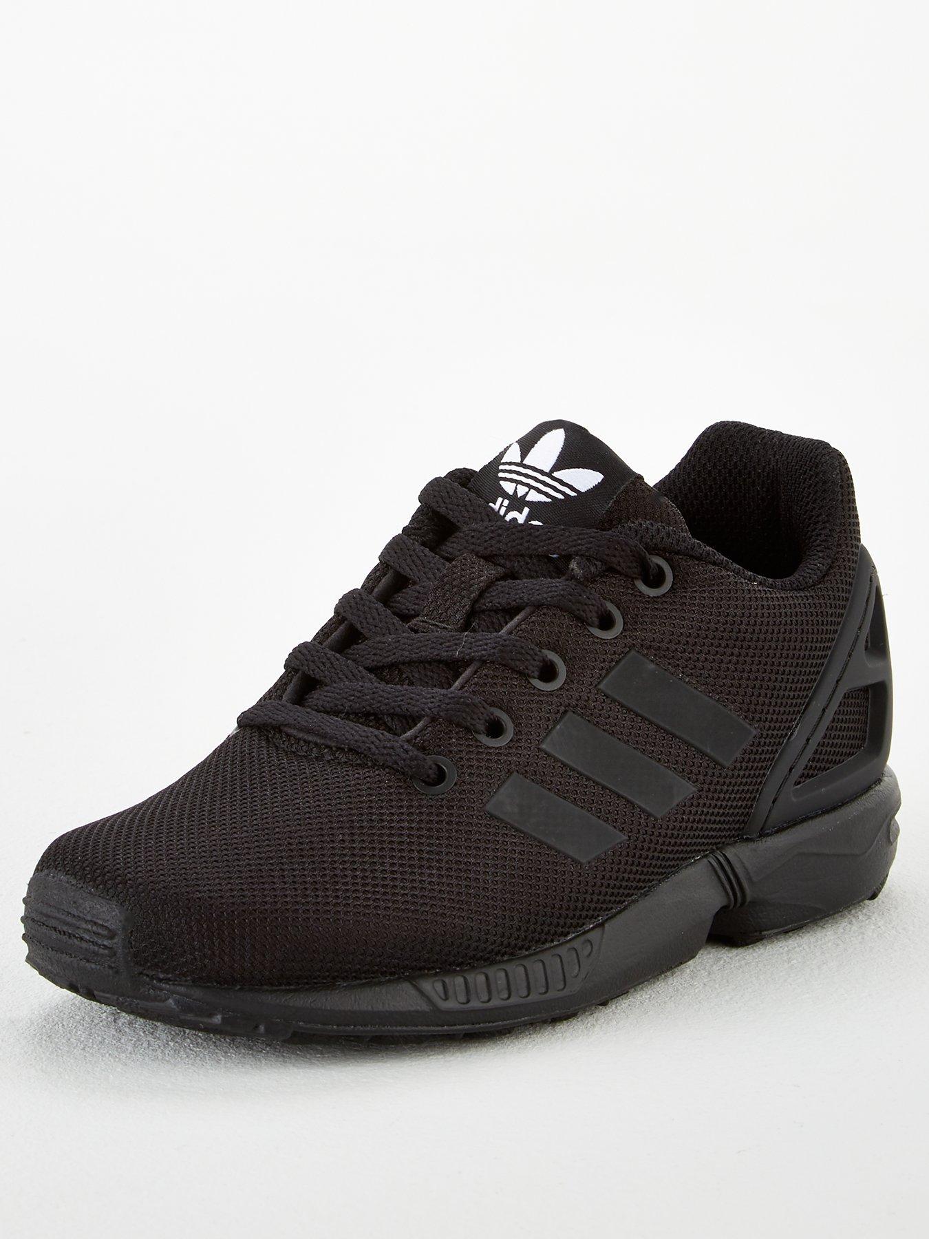 black adidas trainers zx flux