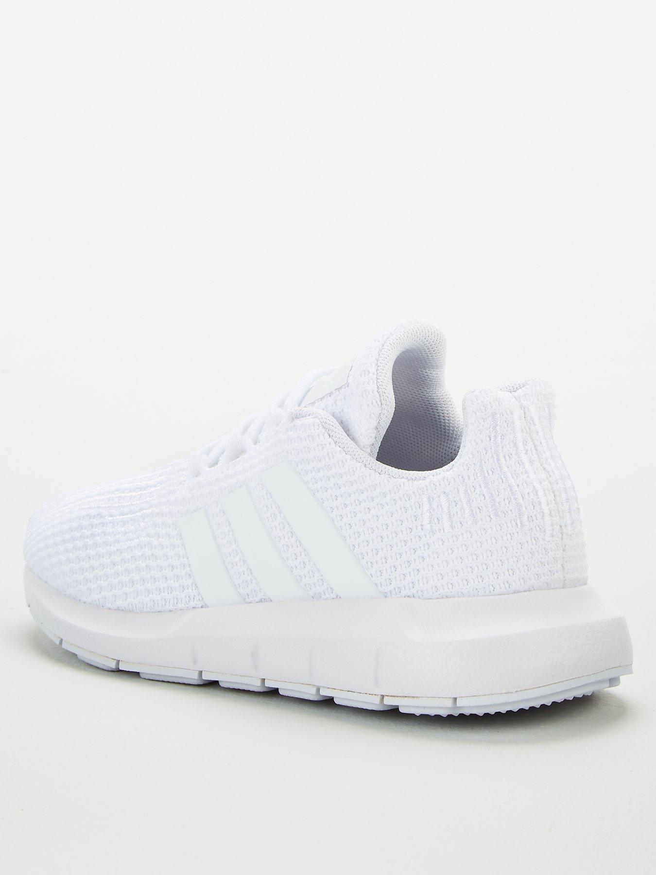 adidas white swift run trainers