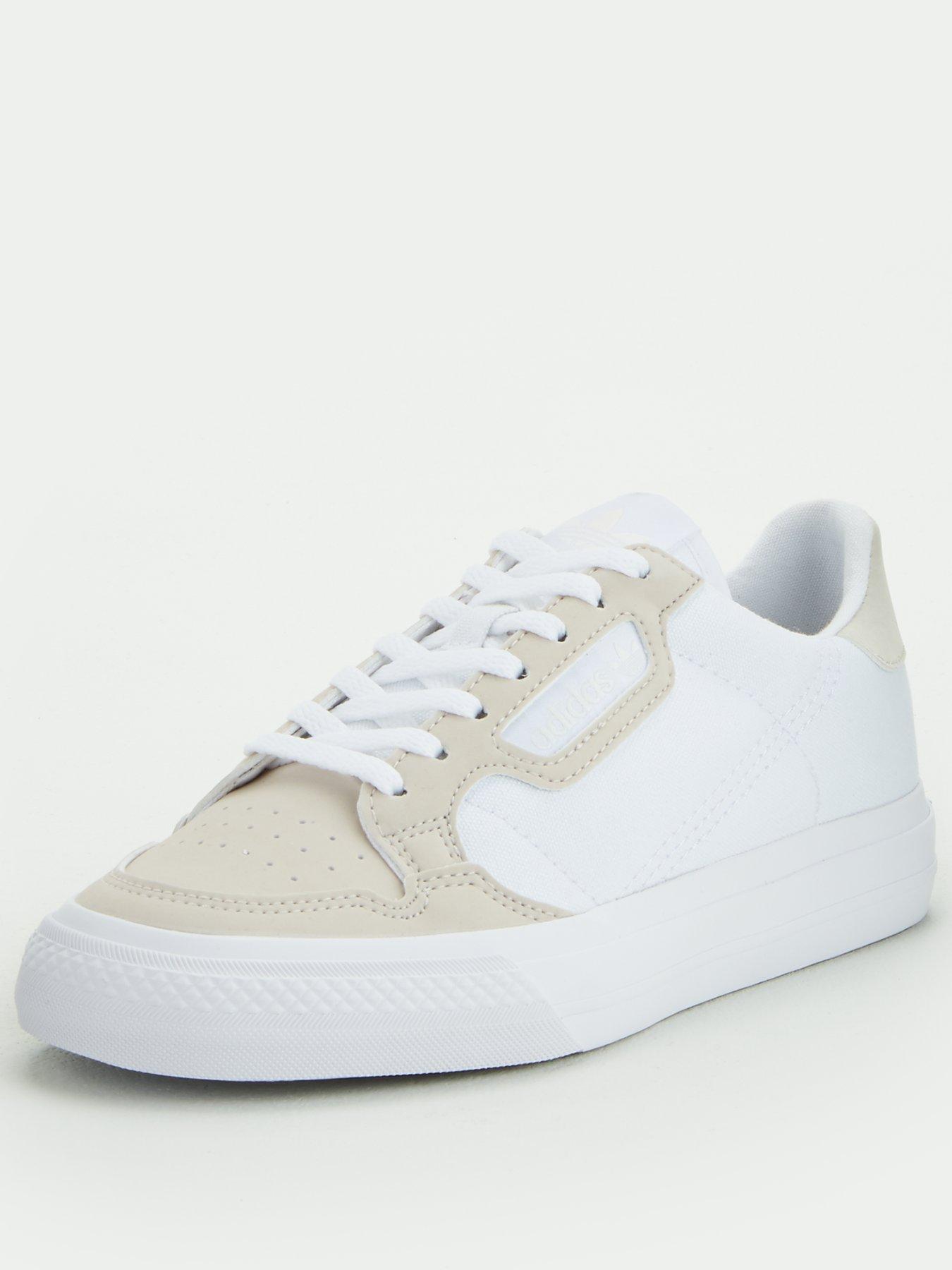 adidas originals continental 80 vulc trainer in white