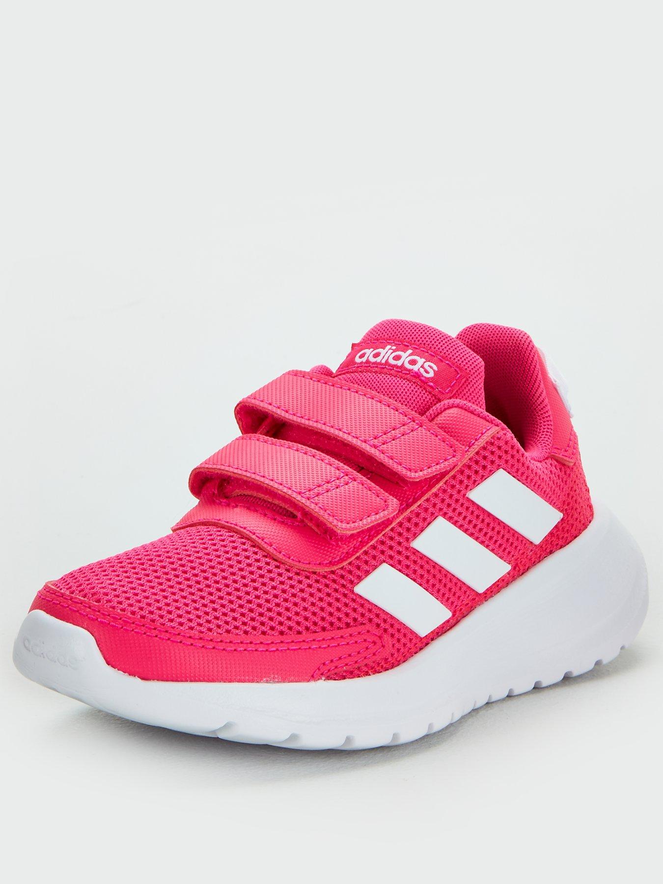 girls pink adidas trainers