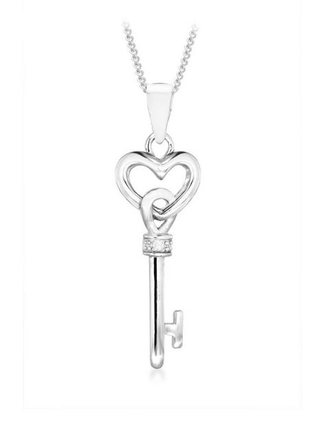love-diamond-9ct-white-gold-diamond-set-heart-key-pendant-necklace