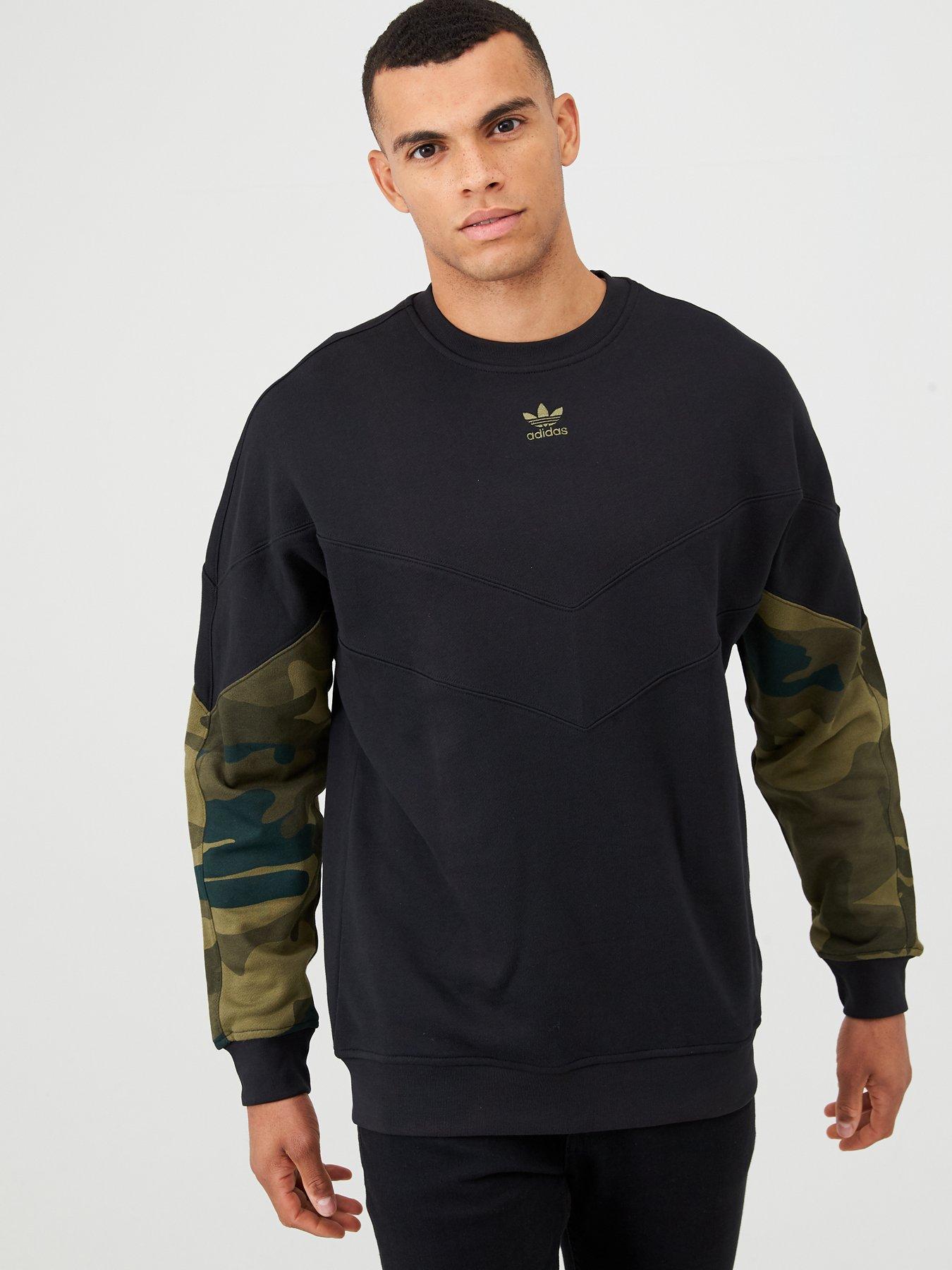 adidas camo sweater