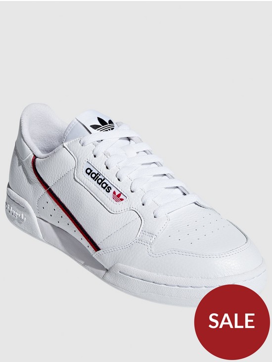 front image of adidas-originals-mens-originals-continental-80-white