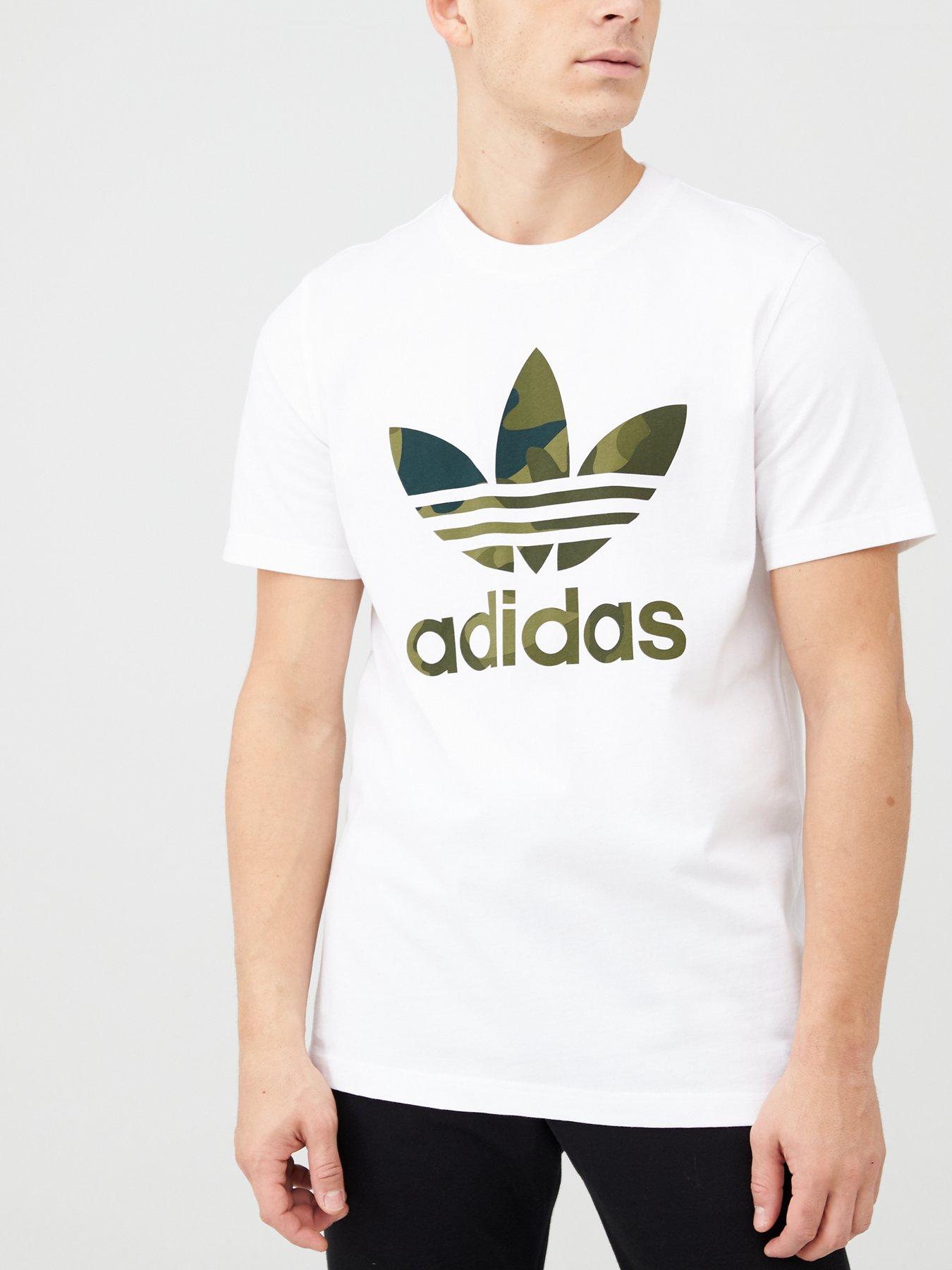 adidas trefoil camo tee