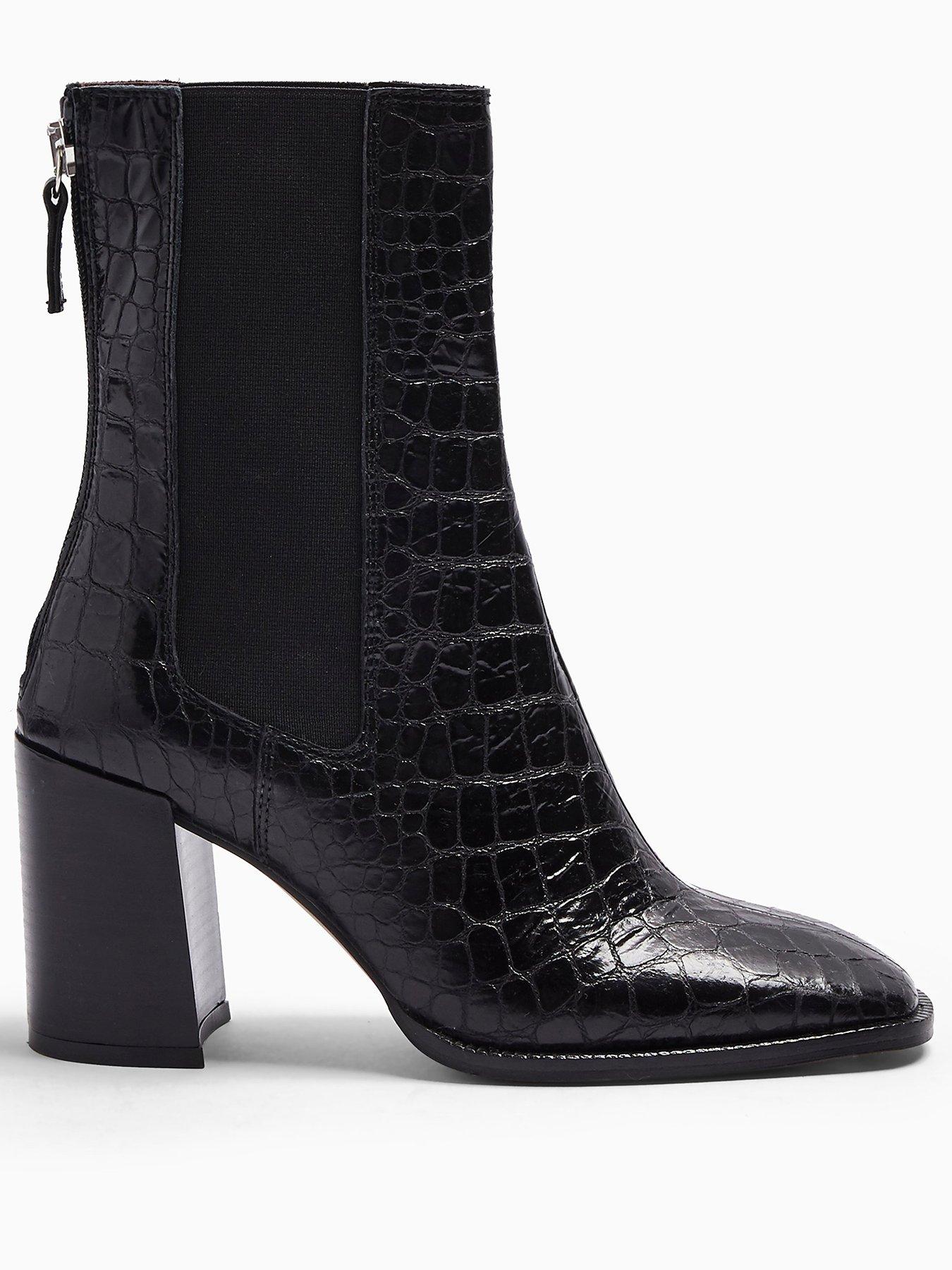 crocodile boots topshop
