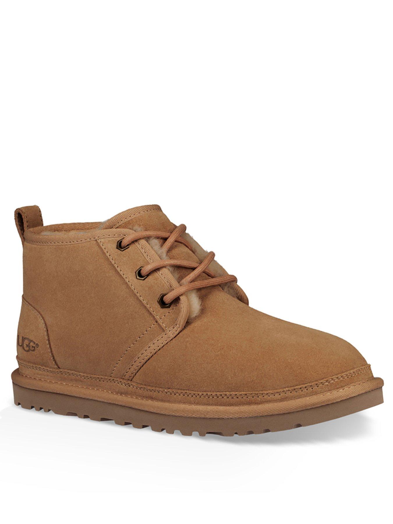 ugg neumel chestnut lace up ankle boots