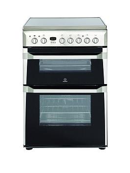 Indesit Indesit Id60C2X 60Cm Wide Double Oven Electric Cooker With Ceramic  ... Picture