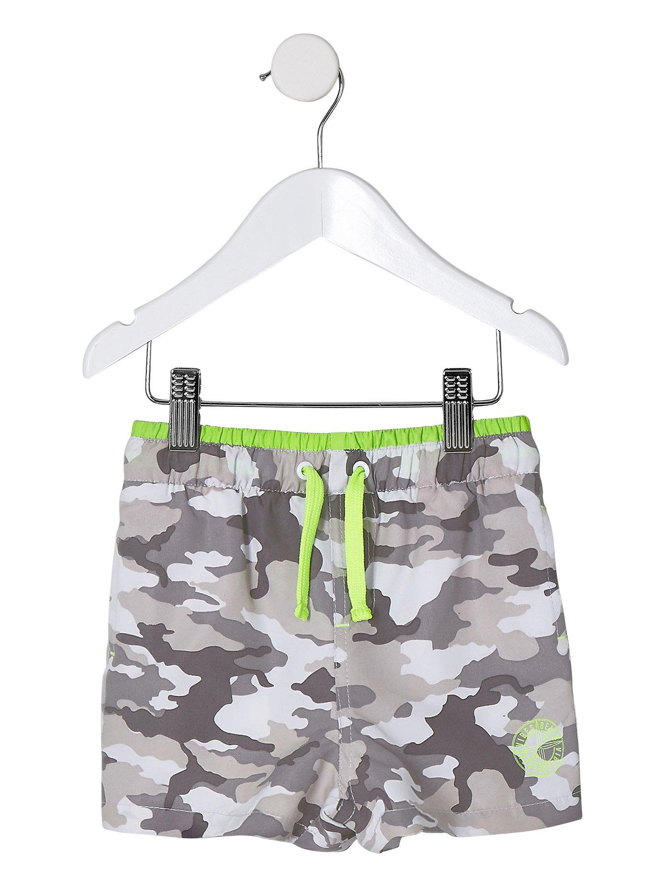 Harry Bear Boys Camouflage Swim Shorts