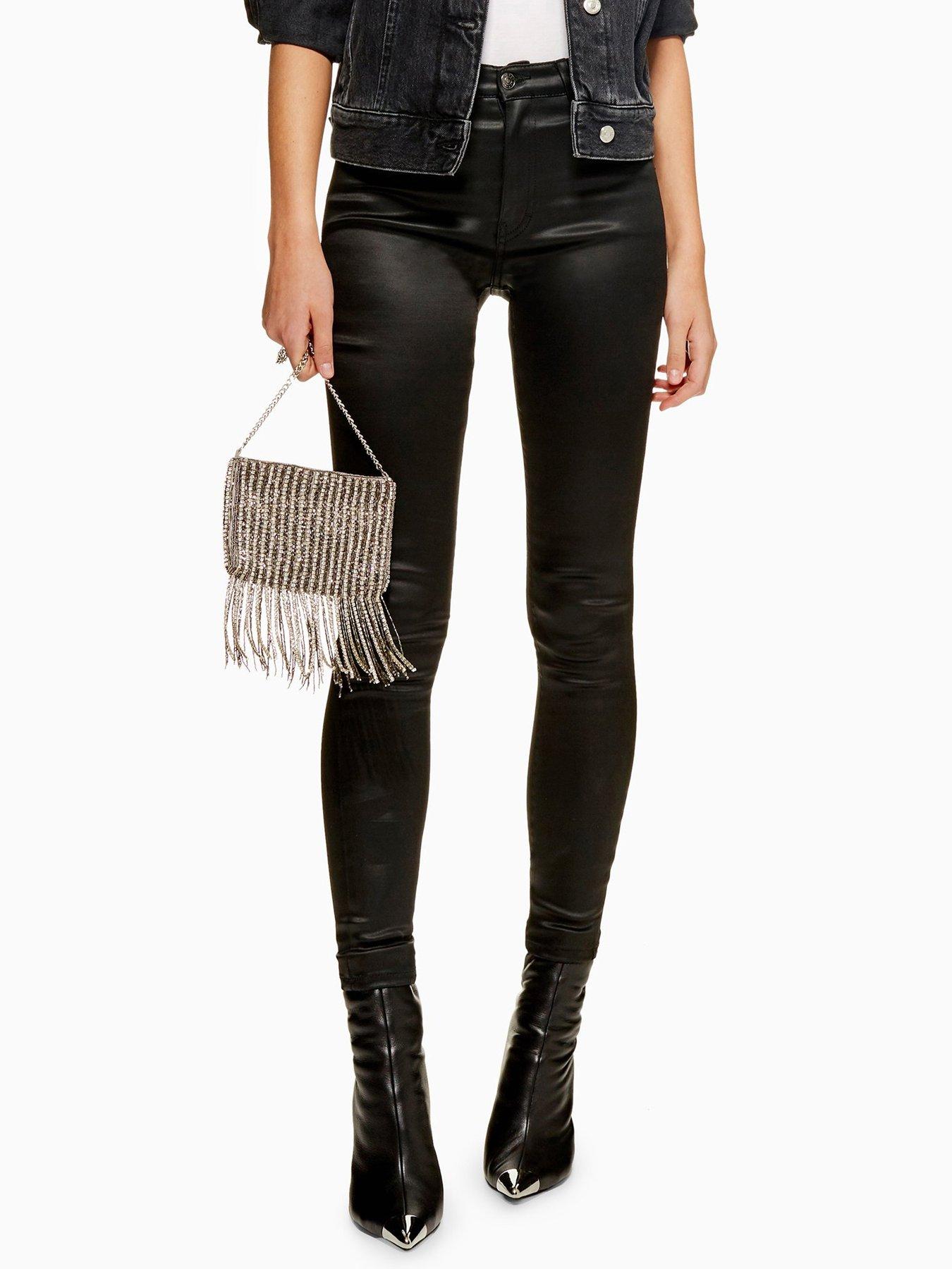 coated jeans topshop