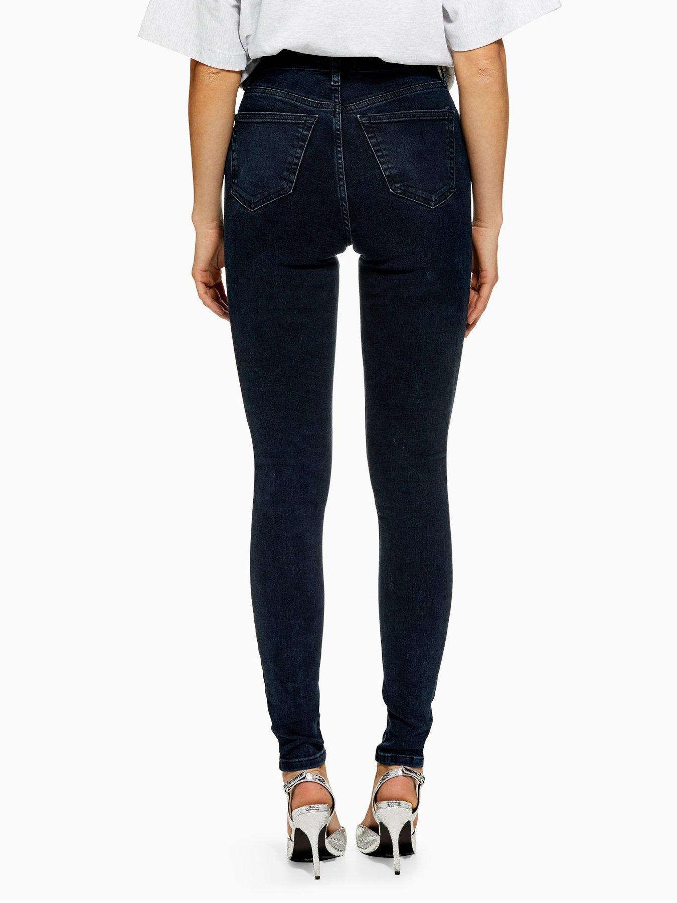 topshop jamie jeans dark blue