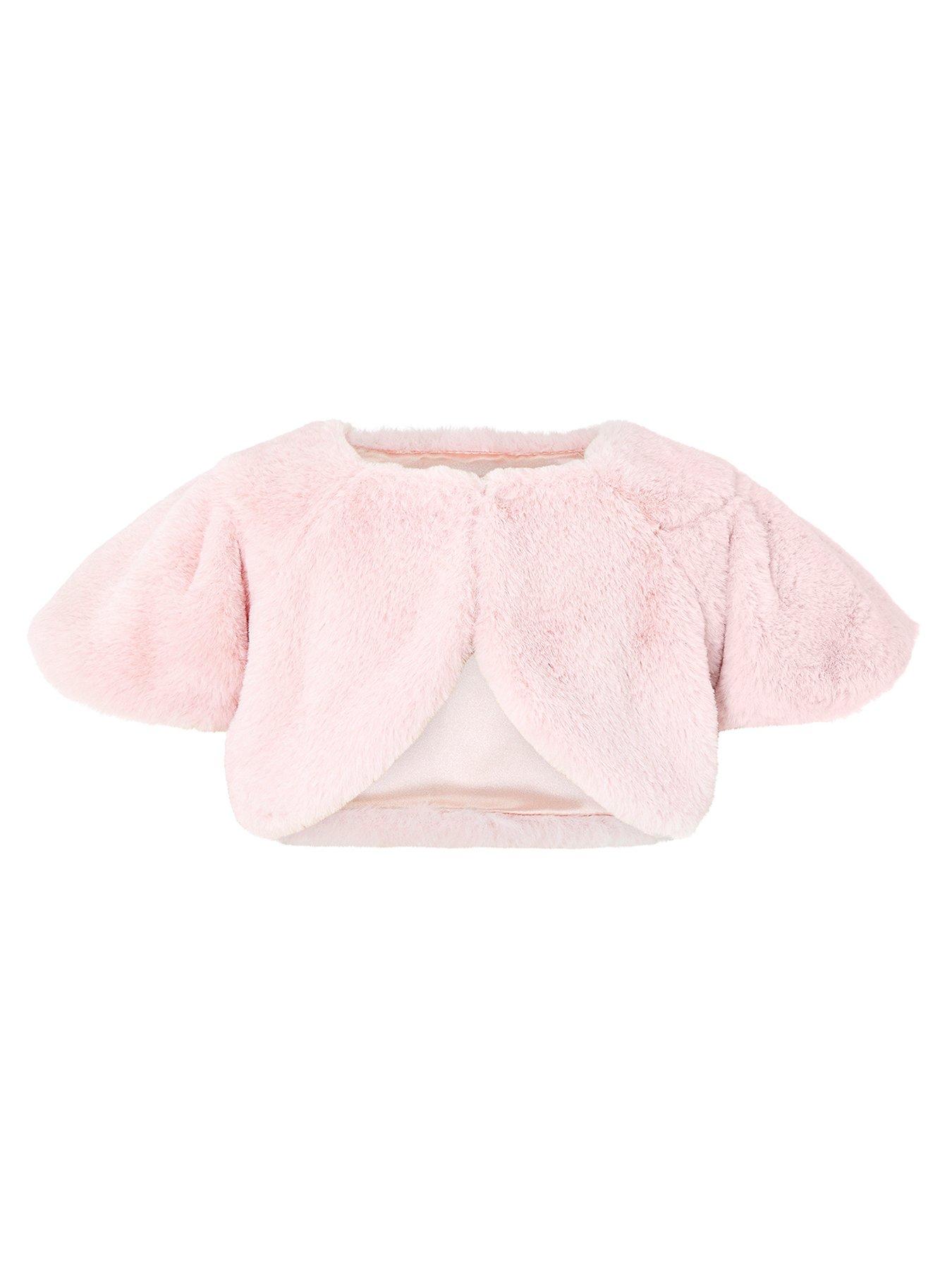 baby girl fur cardigan
