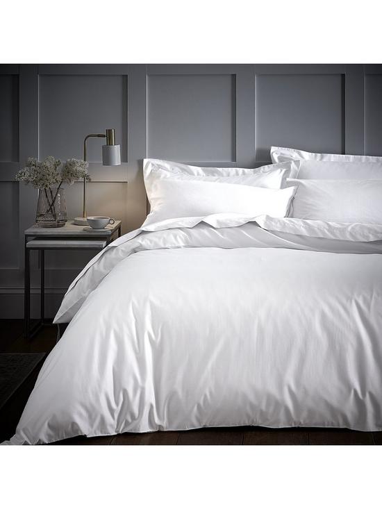 front image of content-by-terence-conran-cotton-modal-300-thread-count-single-duvet-cover-white