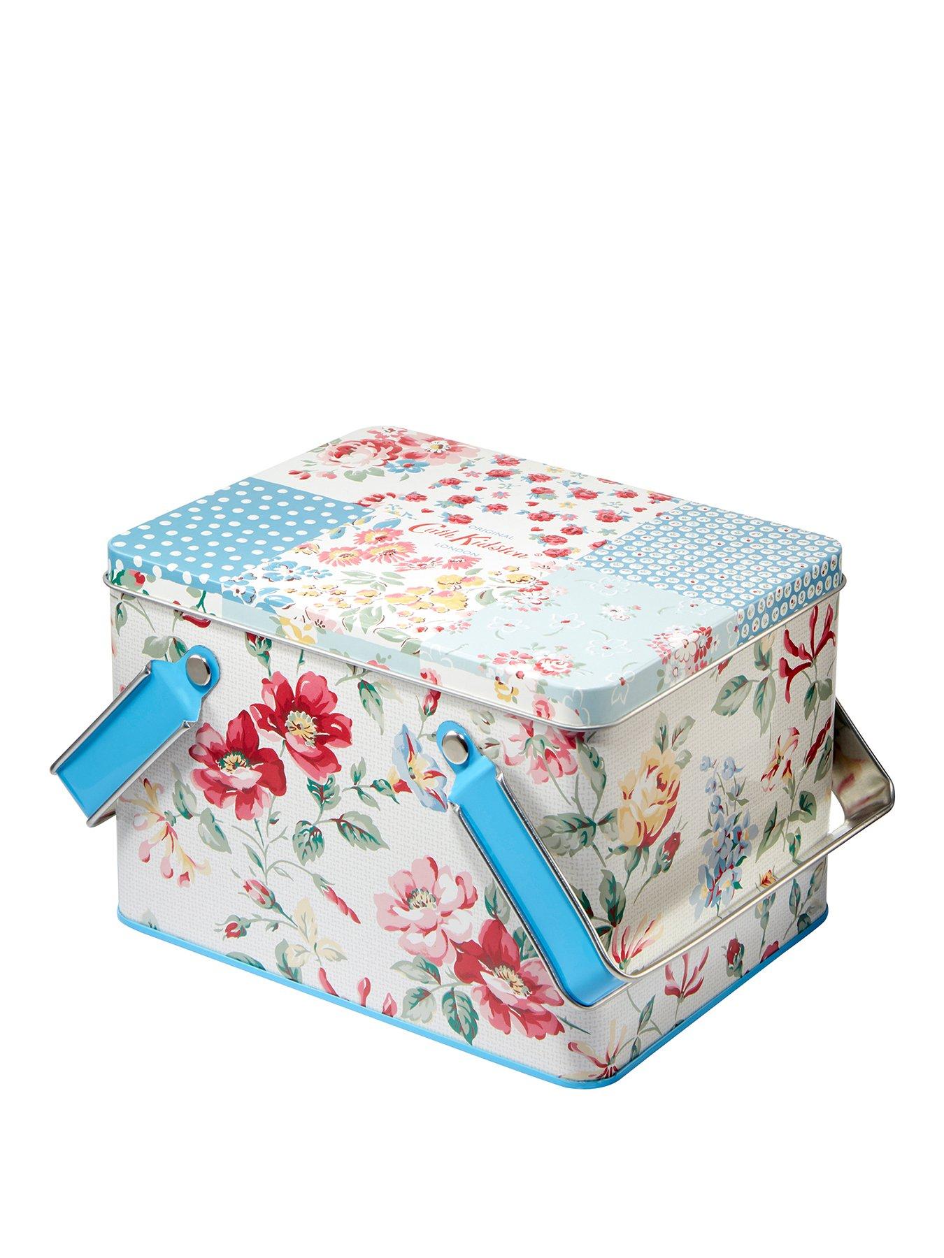 Cath Kidston Cottage Patchwork Pamper Picnic Tin Bath Body Set