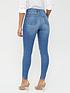  image of v-by-very-valuenbspshort-florence-high-rise-skinny-jeans-mid-wash
