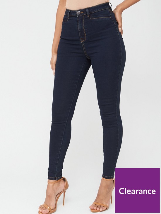 front image of v-by-very-addison-super-high-waistnbspskinny-jeans-indigo