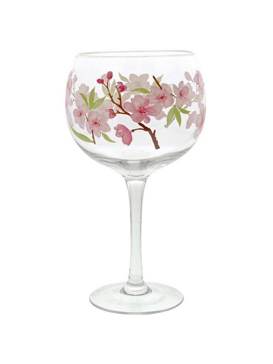 stillFront image of ginology-cherry-blossom-copa-glass