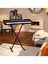  image of axus-lighted-keys-touch-sensitive-electronic-keyboard-pack-with-headphones-stand-stool-6-months-free-online-lessons