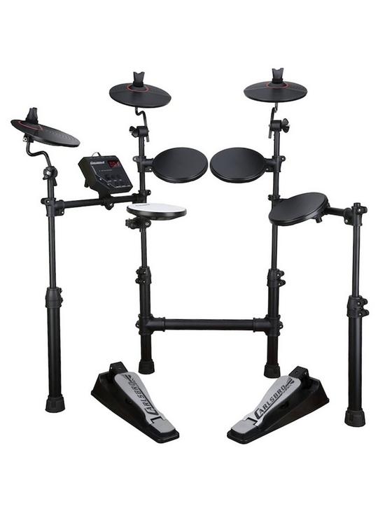 stillFront image of carlsbro-csd100-starter-electronic-drum-kit-with-6-months-free-online-lessons