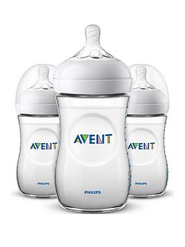Avent   Philips  Natural Baby Bottles (2X 9Oz/260Ml)