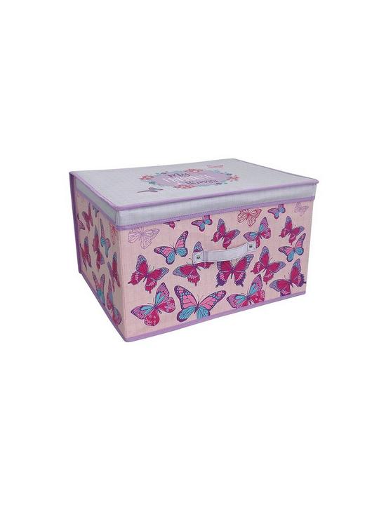 front image of butterfly-jumbo-storage-chest