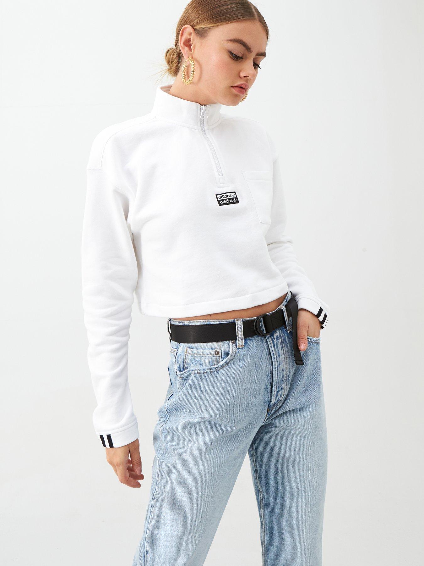 adidas cropped sweat