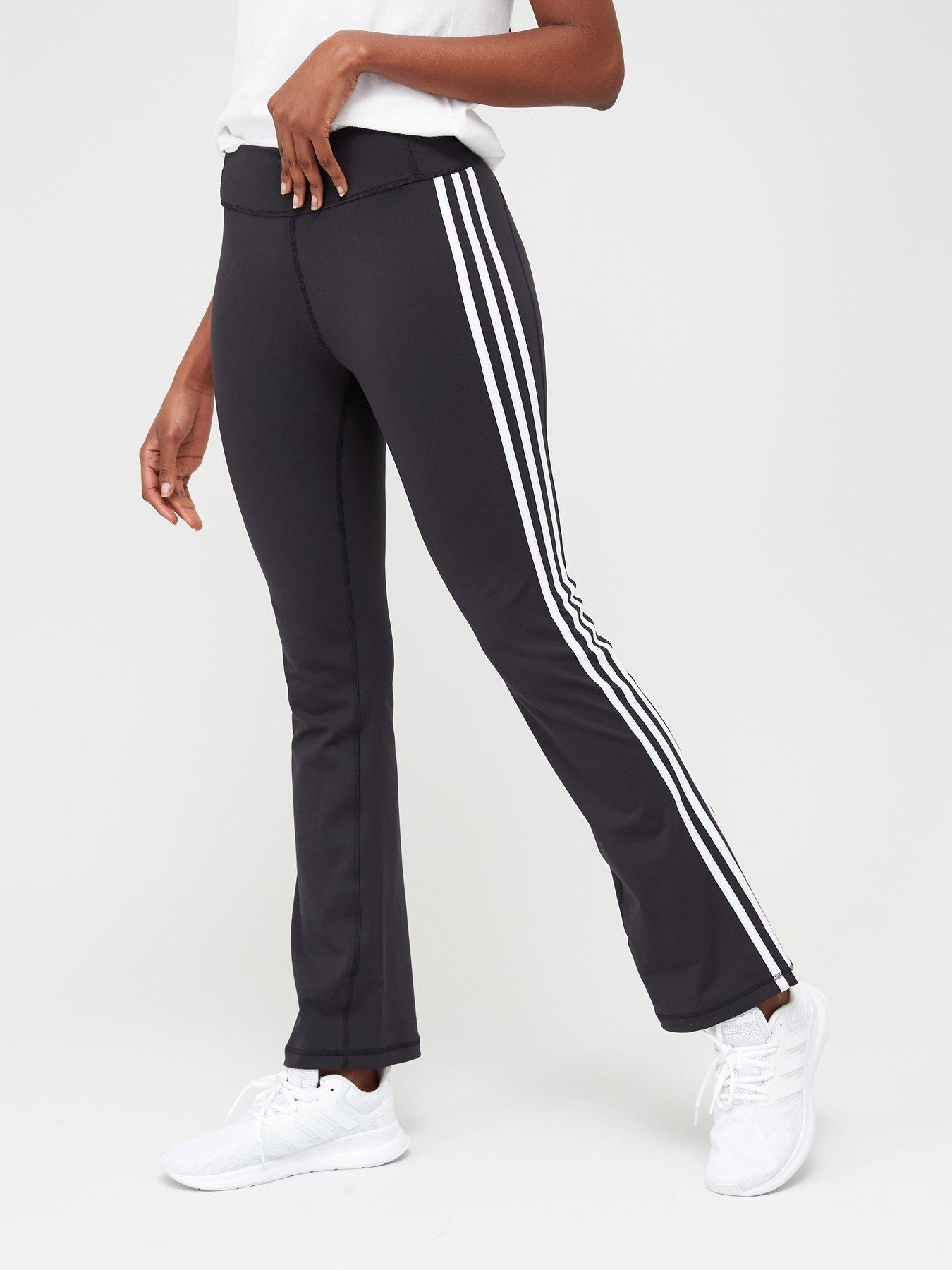 adidas Brushed 3S Flared Pant - Black 