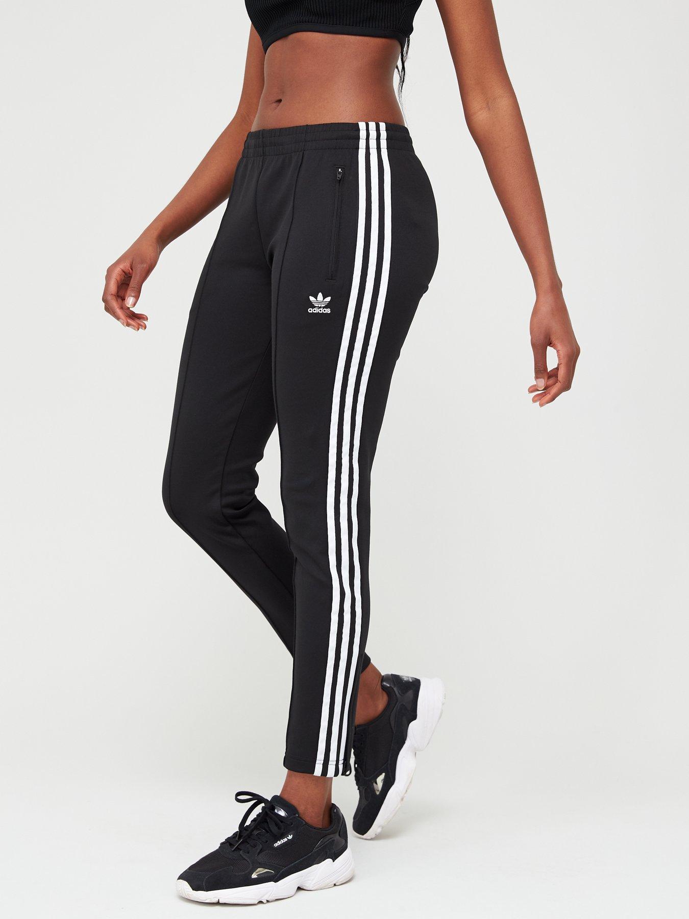 superstar track pants in black