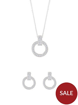 the-love-silver-collection-sterling-silver-cubic-zirconia-round-earrings-and-pendant-set