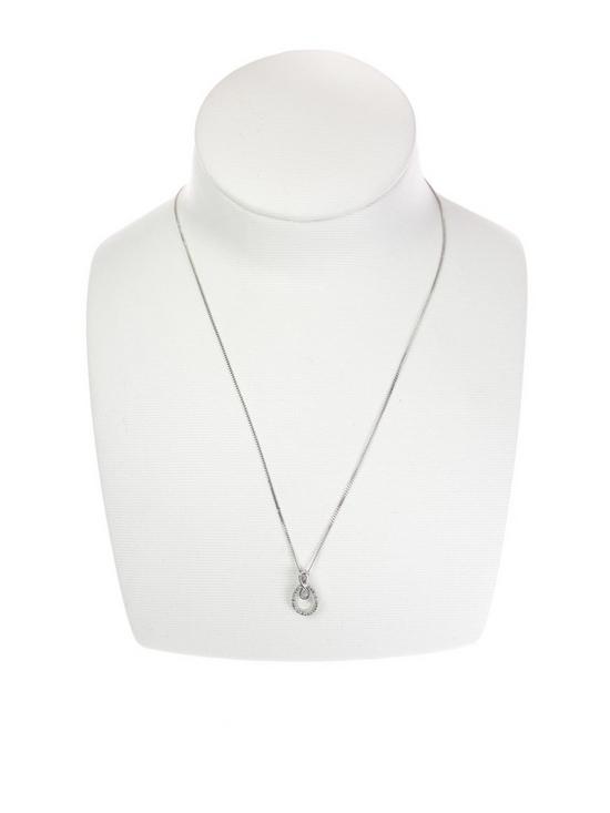 stillFront image of love-diamond-sterling-silver-10pt-diamond-infinity-pendant-necklace