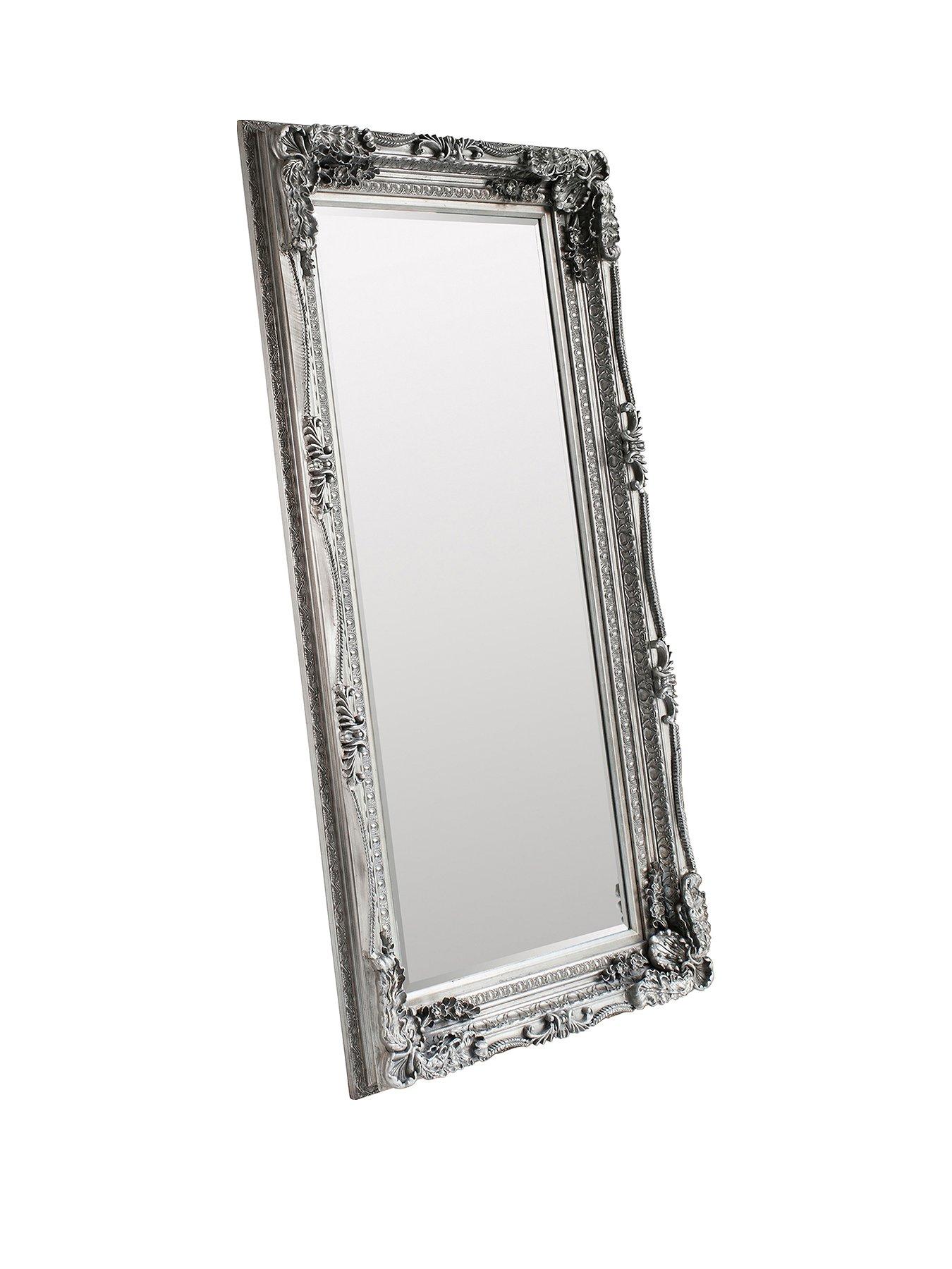 Gallery Direct Carved Louis Leaner Full Length Mirror