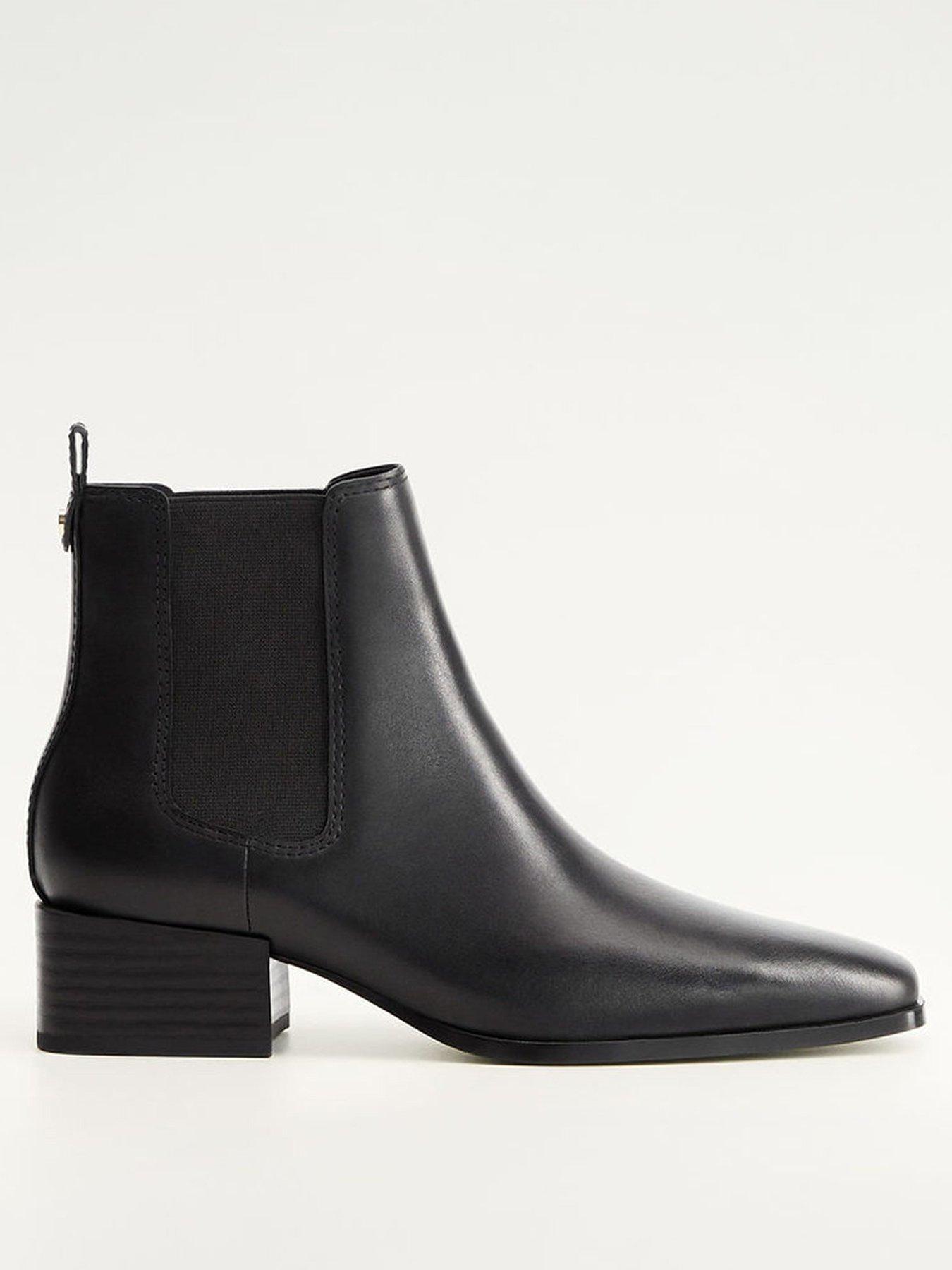 black chelsea boots size 3