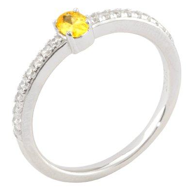 the-love-collection-sterling-silver-cubic-zirconia-solitaire-birthstone-ring