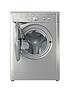  image of indesit-iwdc6125s-1200-spin-6kg-wash-5kg-drynbspwasher-dryer-silver