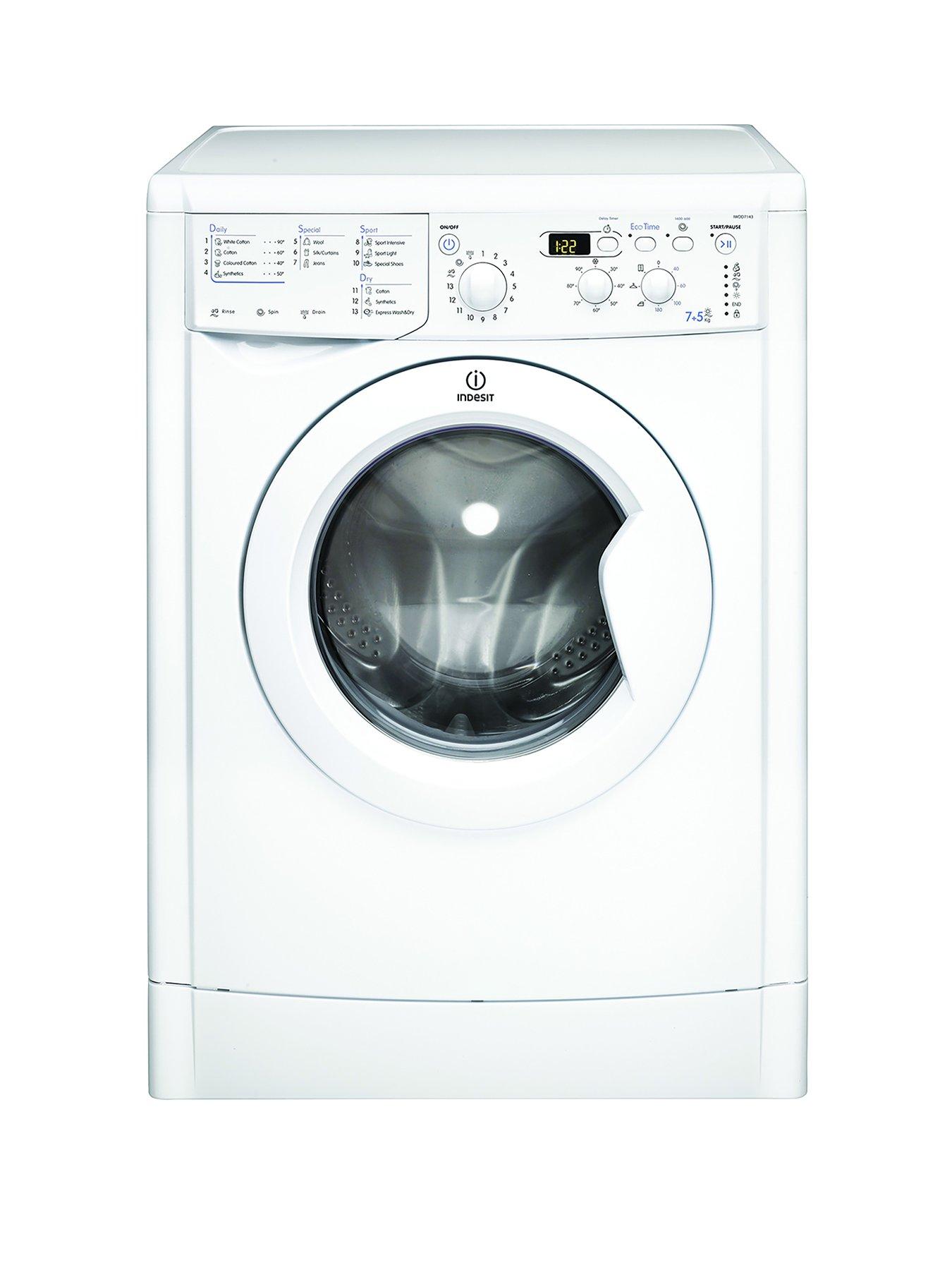 Indesit wash on sale and dry