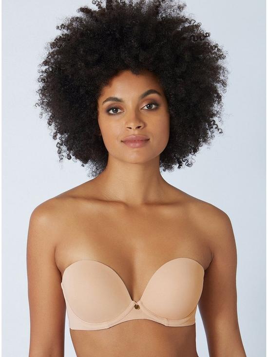 front image of boux-avenue-plunge-strapless-bra-nude