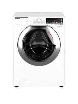 Hoover   Dwoa411Ahc8/1-80 11Kg Load, 1400 Spin Washing Machine - White/Chrome Door