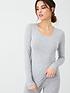  image of charnos-second-skin-long-sleeve-top-grey