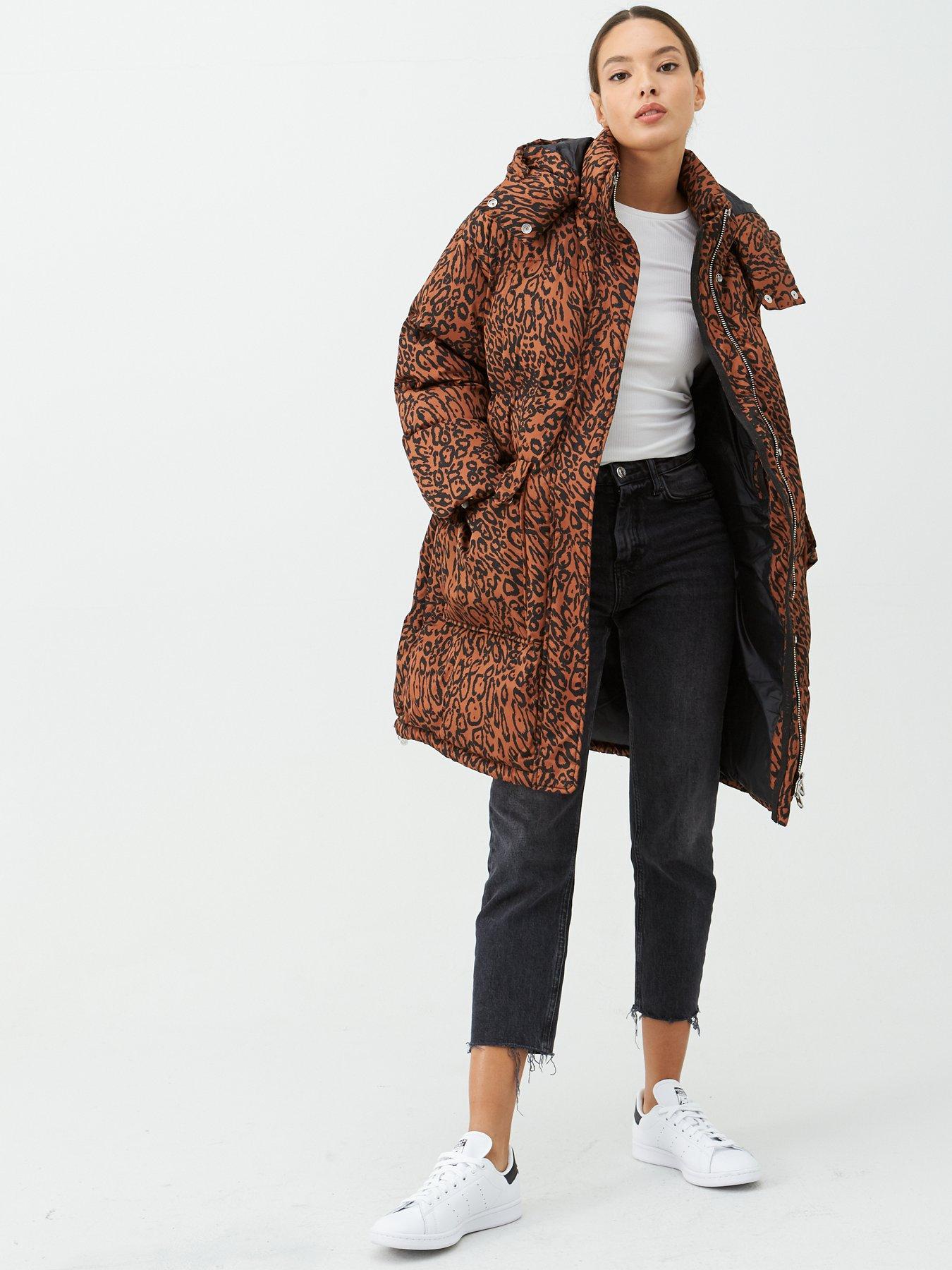 calvin klein leopard jacket