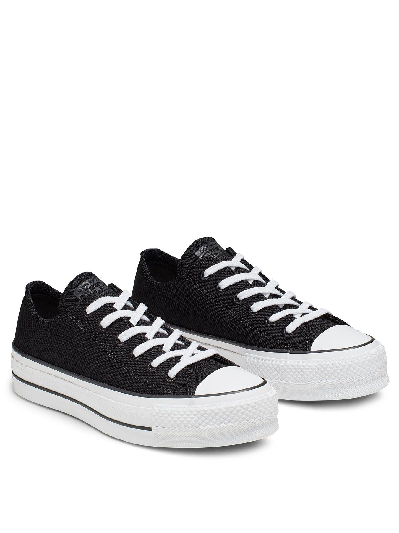 chuck taylor all star platform canvas low