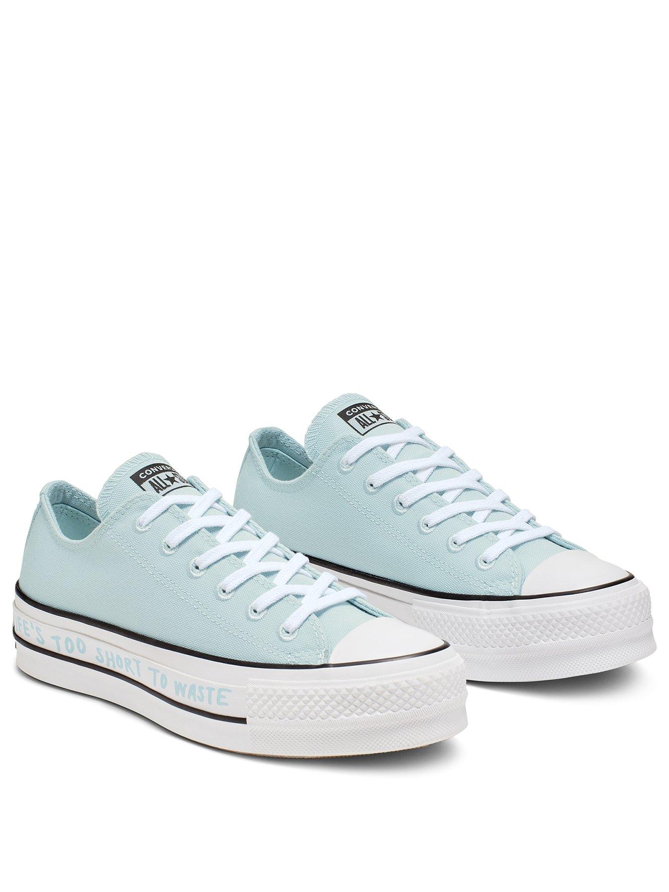 platform converse blue