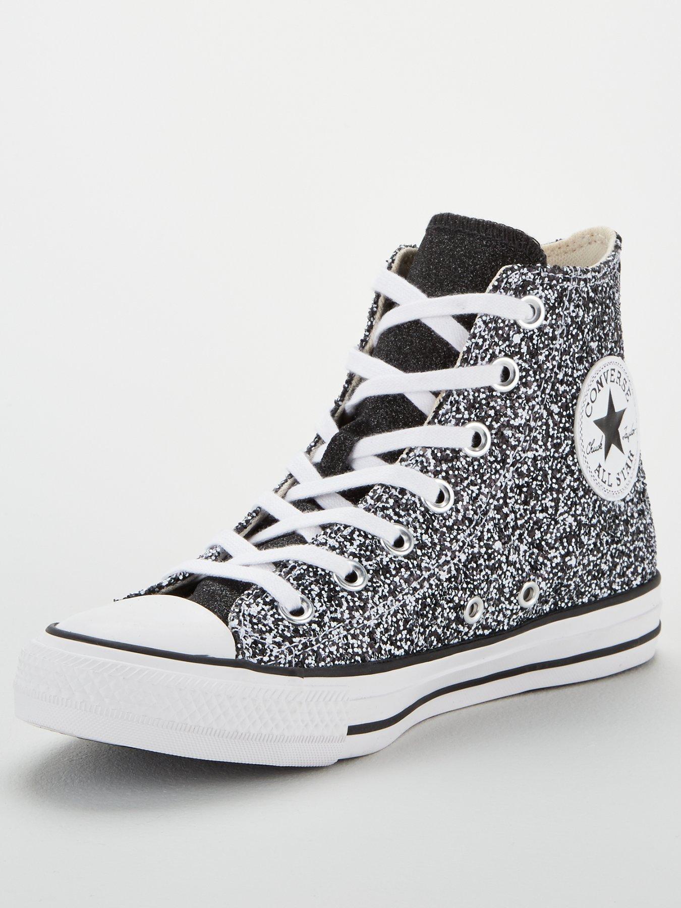 half black half white converse