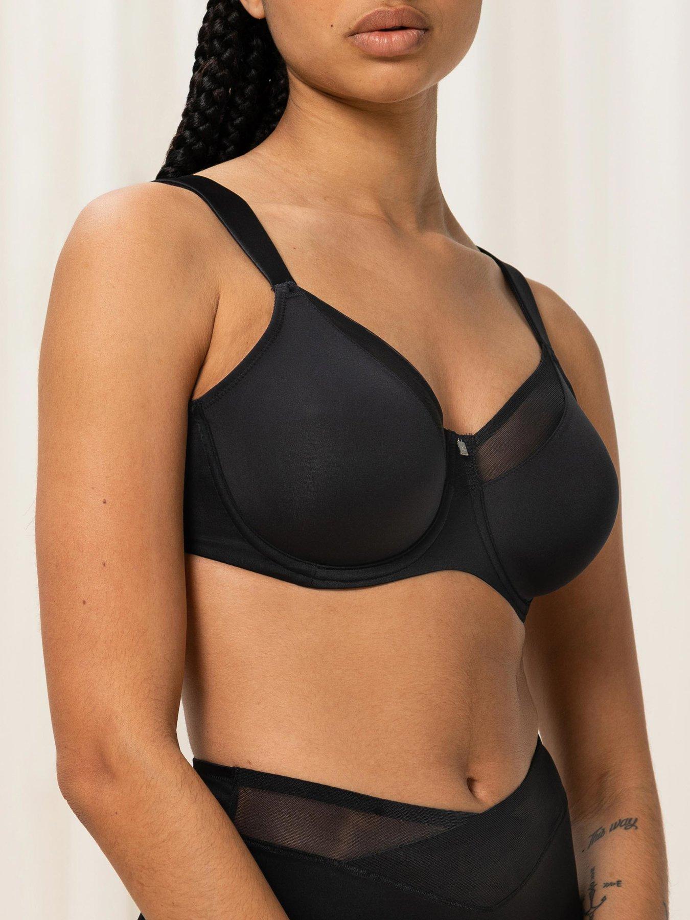 Push up Bras for Women Button Shapin Adjustable Shoulder Strap Everyday Bra  Black 36